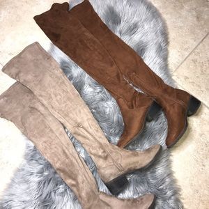 Forever 21 thigh high can be slouch boots